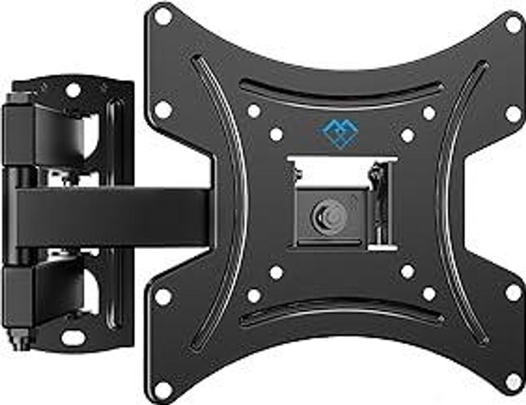Perlesmith TV Wandhalterung, Schwenkbare Neigbare TV Halterung für 13-42 Zoll Flach & Curved Fernseher oder Monitor bis zu 20kg, max.VESA 200x200m...