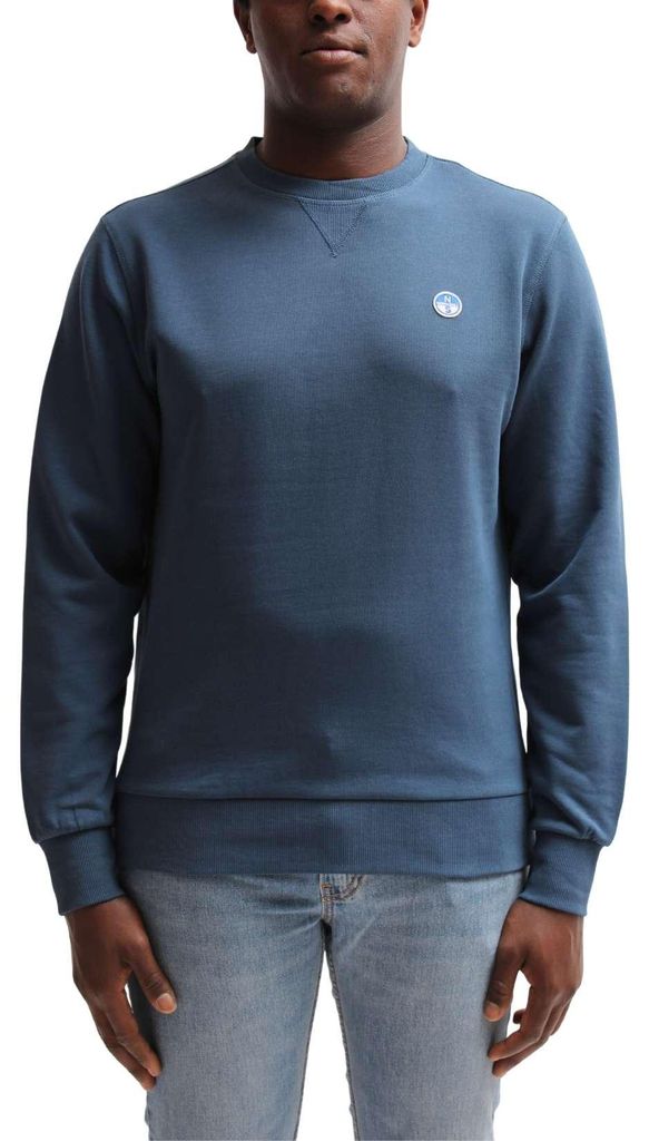 NORTH SAILS – Sommer-Sweatshirt mit Rundhalsausschnitt und Logo für Herren – Größe S
