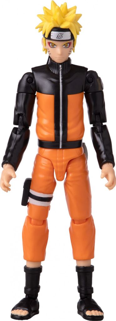 A full-body shot of an action figure of Naruto Uzumaki in Sage Mode.