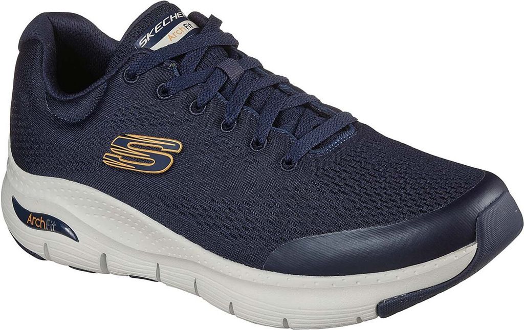 Skechers Arch Fit - Navy Polyester Größe: 44 Normal