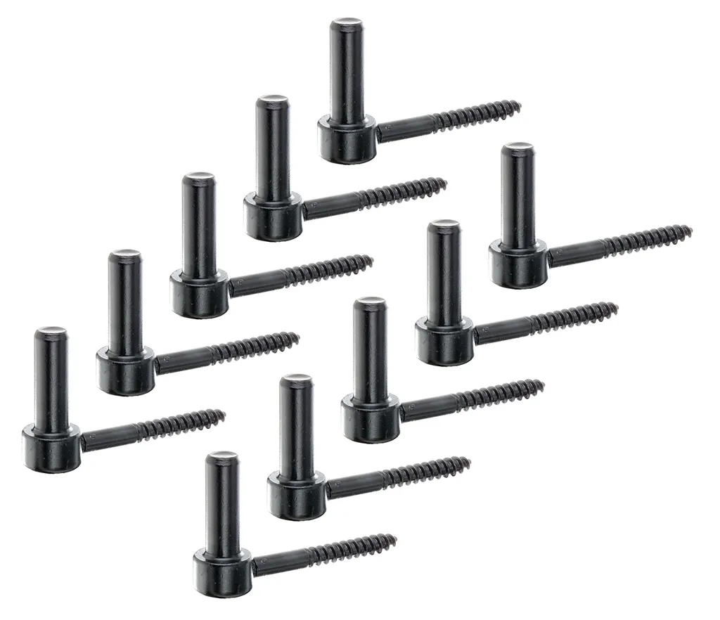 Stopper l'affaissement de portail avec ces gonds à visser 16mm noirs