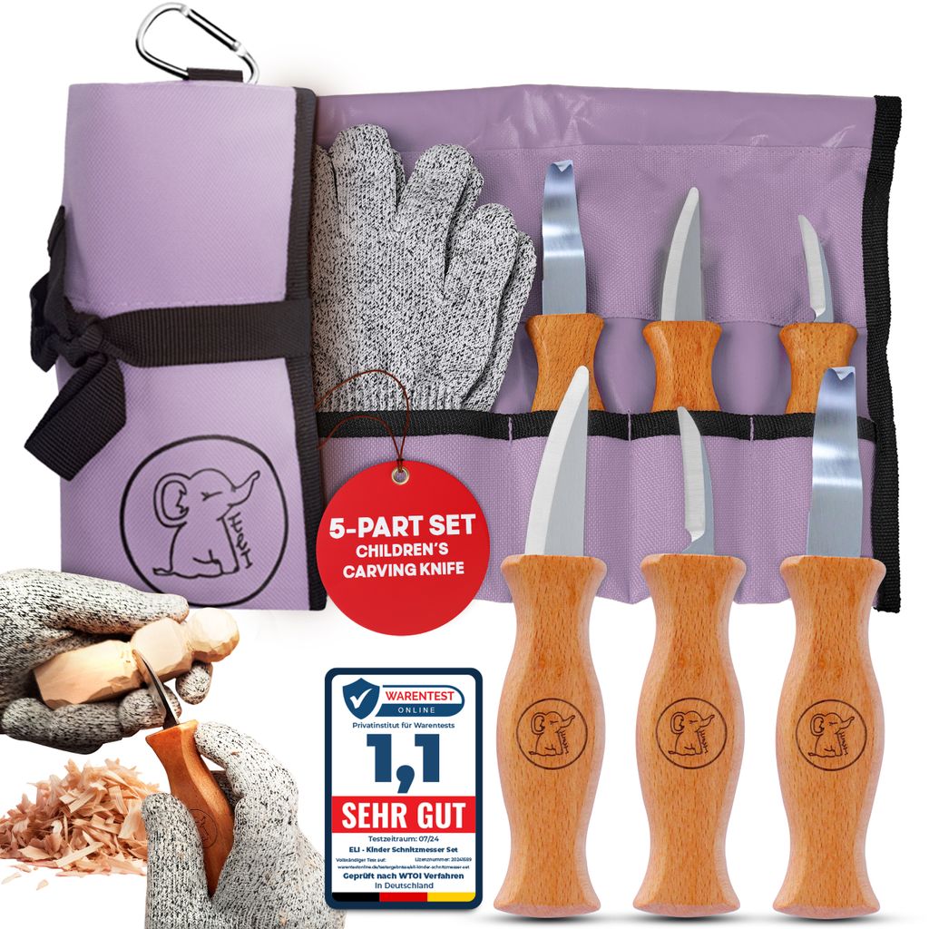 Eli®Set di coltelli da intaglio per bambini a partire da 6 Immagine del prodotto 