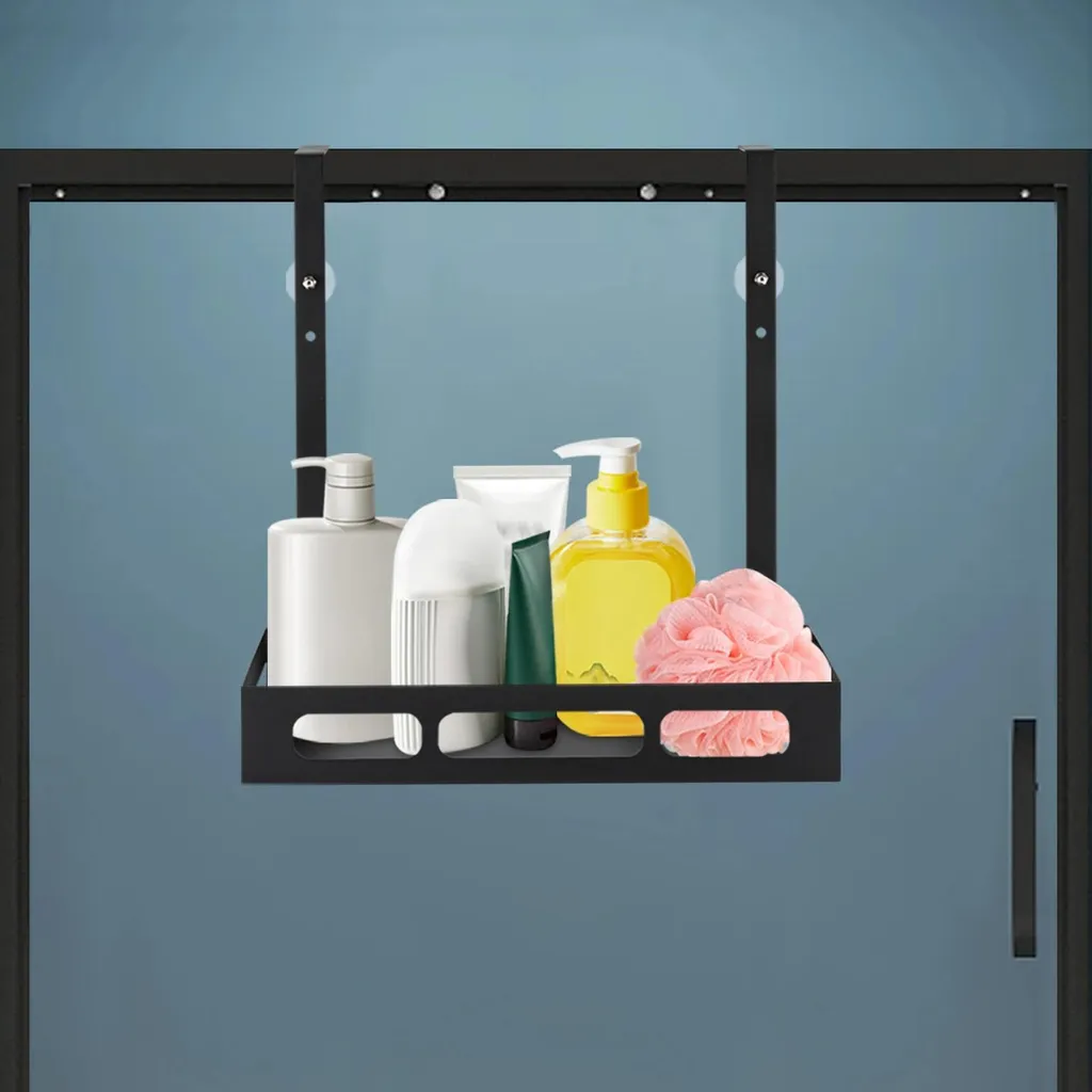 Tablette de douche suspendue pratique pour optimiser le rangement noir - 2
