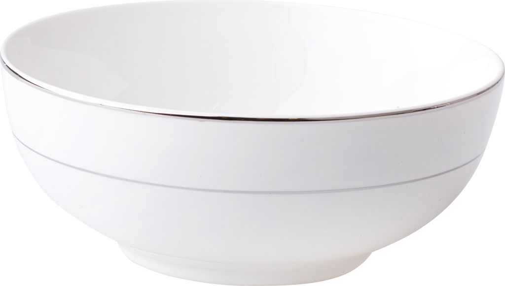 Ambition Porzellan runde Salatschüssel weiß 16 cm