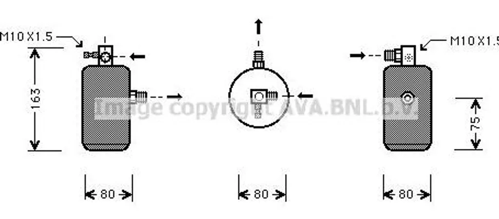 Déshydrateur Climatisation Xantia : Remplacement OE 6453V6 AVA