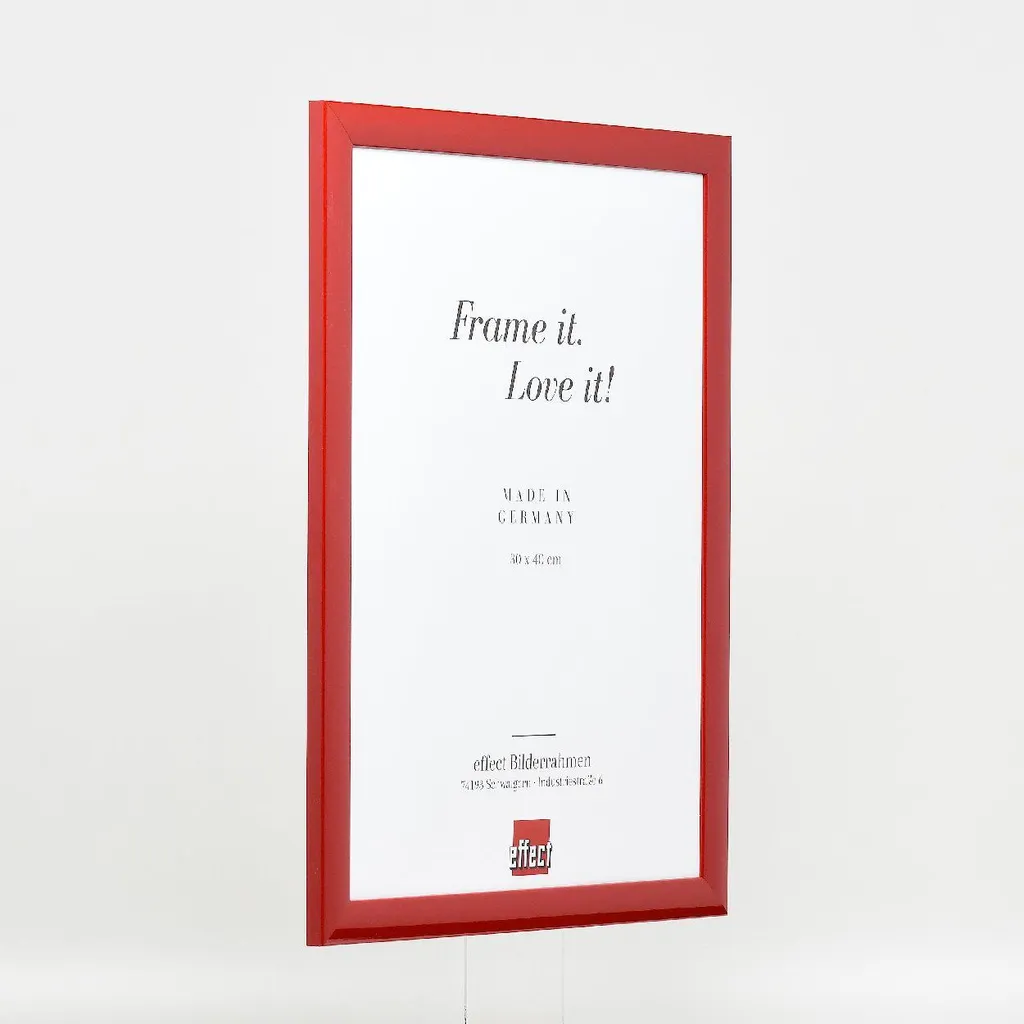 Cornice Legno 25x60 Rosso Lucido Profilo 43 | Design Moderno Casa - 6