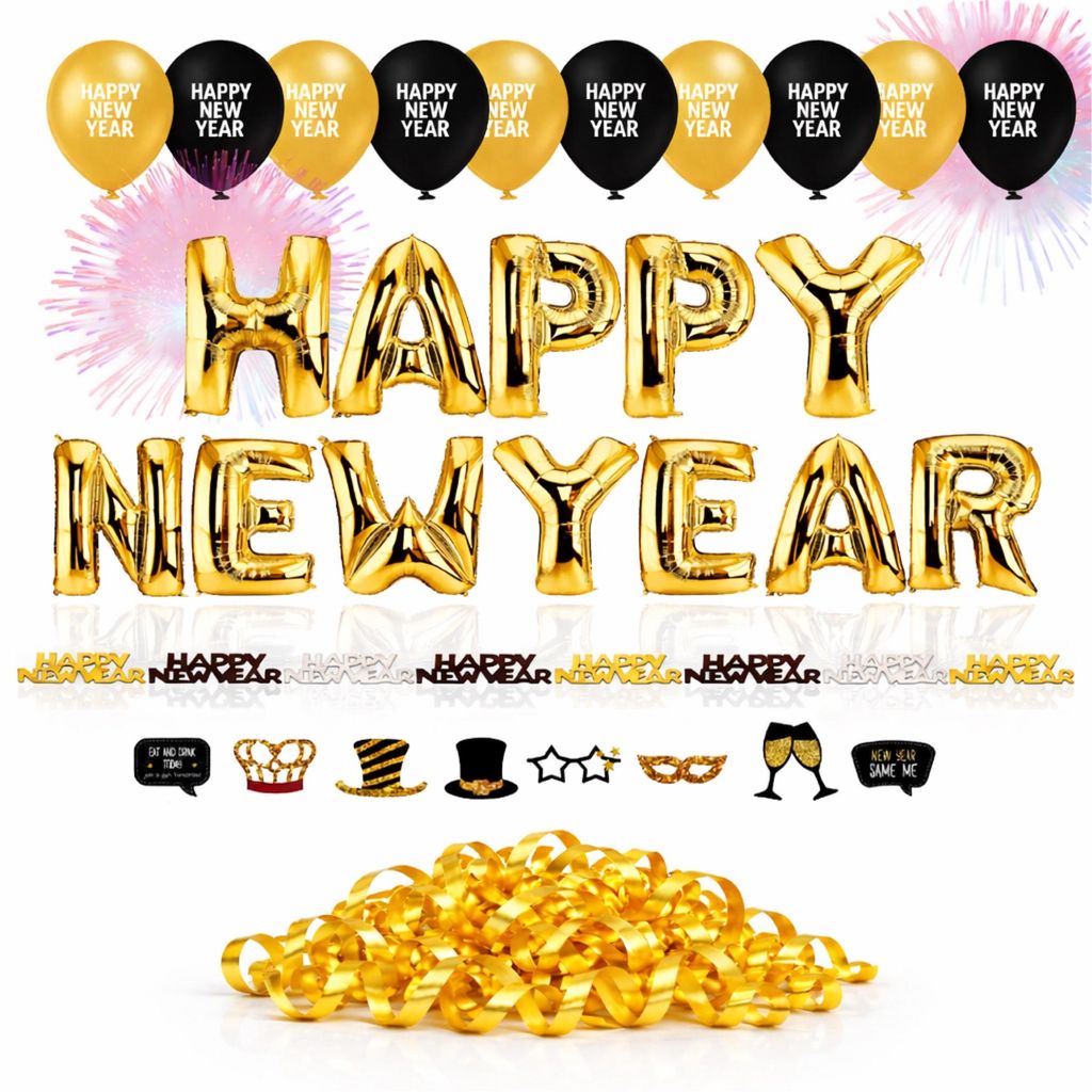 Set di decorazioni per il Capodanno - decorazione 2026 - Immagine del prodotto 