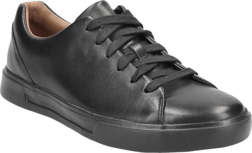 Clarks Sneaker Un Costa, Glattleder, Schwarz, Herren