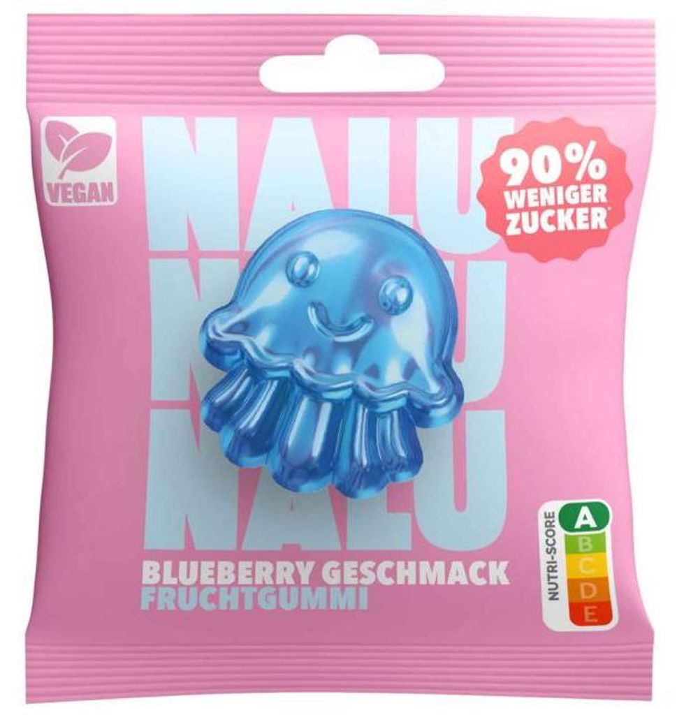 NALU Blueberry Qualle vegan 50g Produktbild 