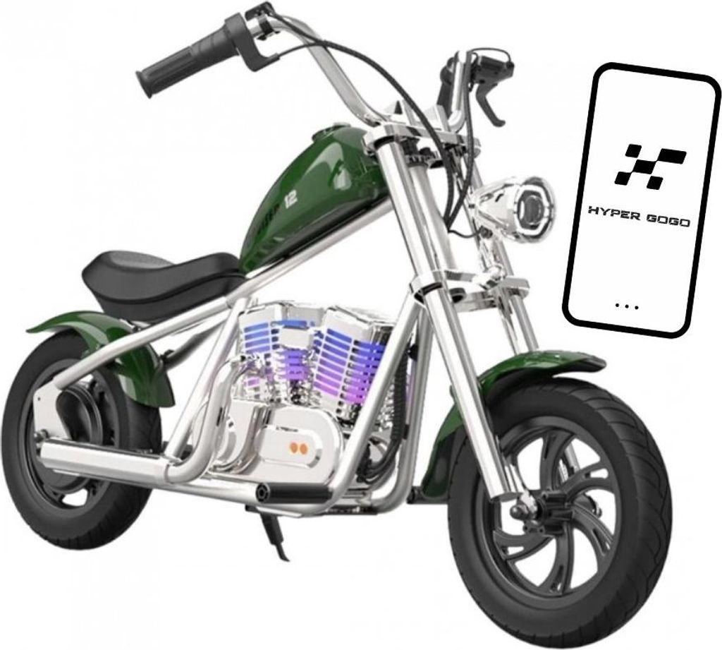 Hyper Gogo Cruiser 12 Plus Kinder-Elektromotorrad mit App Produktbild 
