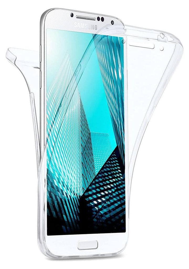 Full Cover Für Samsung Galaxy S4 Silikon 5,0" TPU 360° Transparent