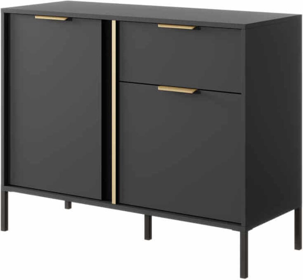 Kommode Lars 103 2D1S anthrazit