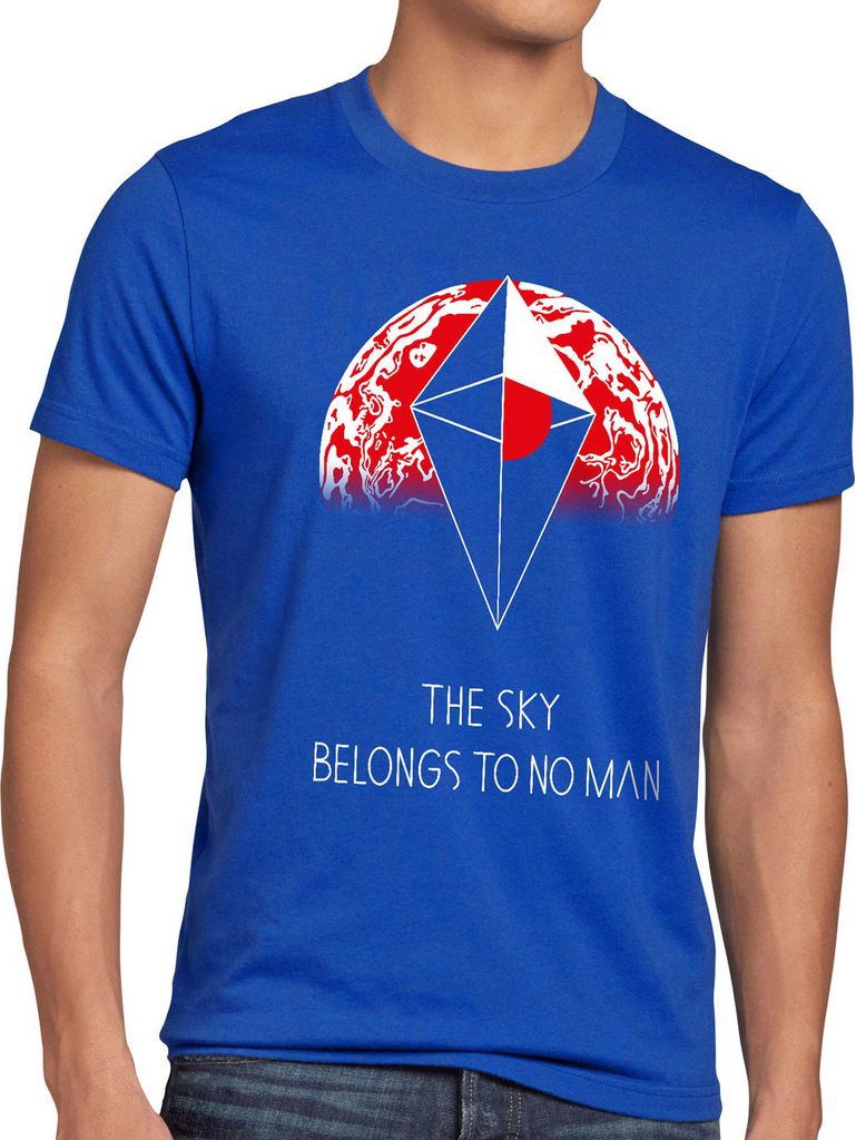 BaumwolleCloud The Sky belongs to No Man Herren T-Shirt