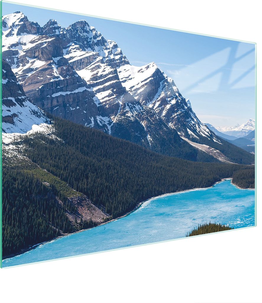 Schneidebrett Herdabdeckplatte Multiglasschneidplatte 30x22 cm Berge Landschaft