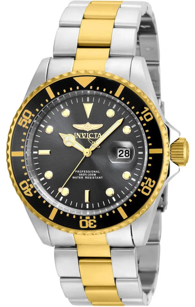 Invicta Pro Diver Montre Étanche 200m avec Bracelet Souple en Silice