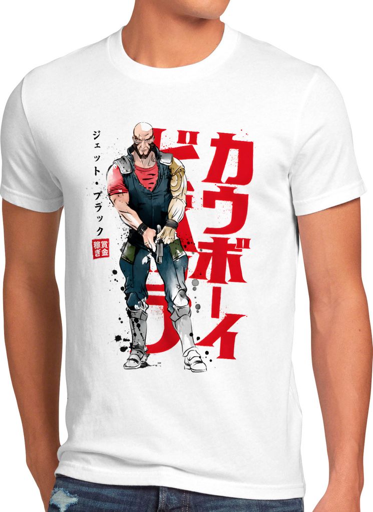 style3 Get Ready Jet Herren T-Shirt bebop anime manga swordfish