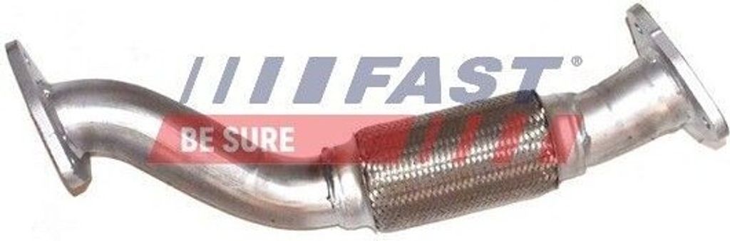 FAST FT84123 - OE 1731 KZ Abgasrohr 530mm, für Jumper, Ducato, Boxer