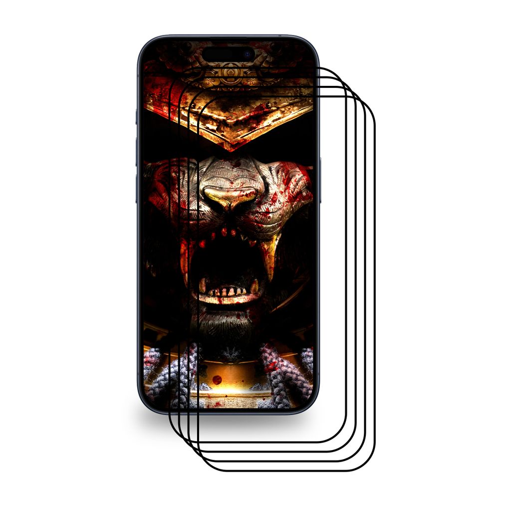 4x 9D Keramik-Glass für Apple iPhone 15 Plus FULL COVER 3D KLAR Panzerfolie Displayschutz Schutzfolie Ceramic Screen-Protector