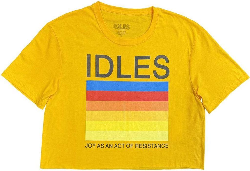 Idles - "Resistance" Kurzes Top für Damen RO14603 (S) (Gelb)