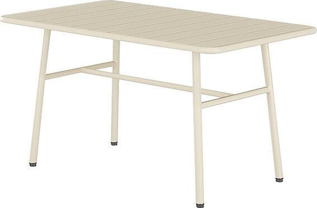 Metall-Garten-Couchtisch – Beige – MIRMANDE von MYLIA