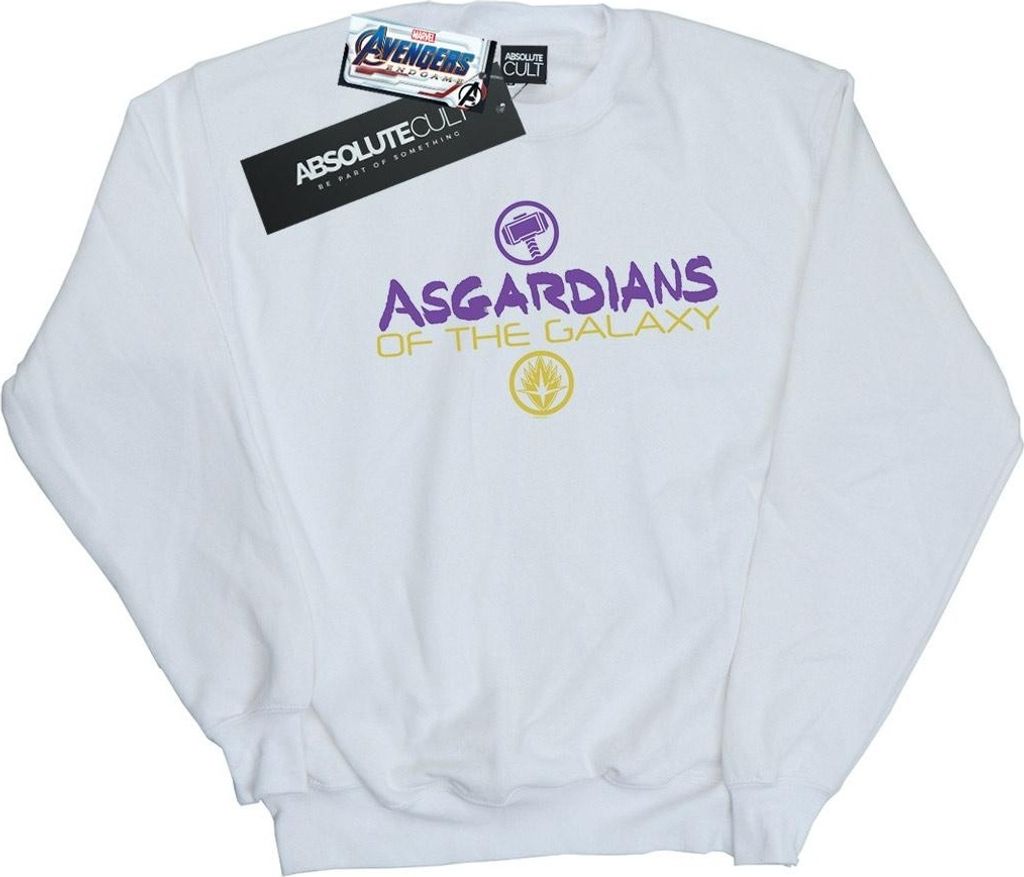 Marvel - "Avengers Endgame Asgardians Of The Galaxy" Sweatshirt für Damen BI5246 (XL) (Weiß)