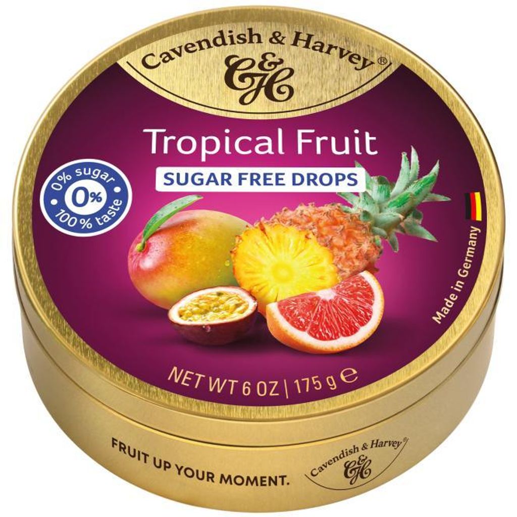 Cavendish & Harvey, tropické ovocné bonbony, ZF, 175 g Obrázek produktu 