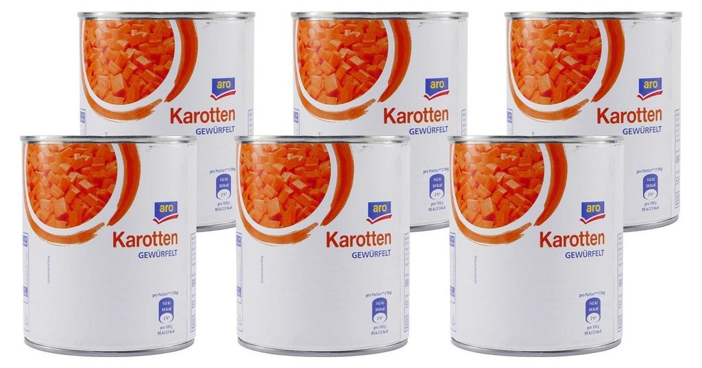 Carote aro - a cubetti - (12 x 800 g) Immagine del prodotto 