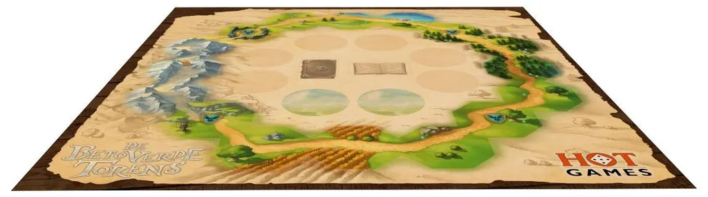 Tapis de Jeu PVC Les Tours Enchantées par HOT Games - Accessoire de Boardgame