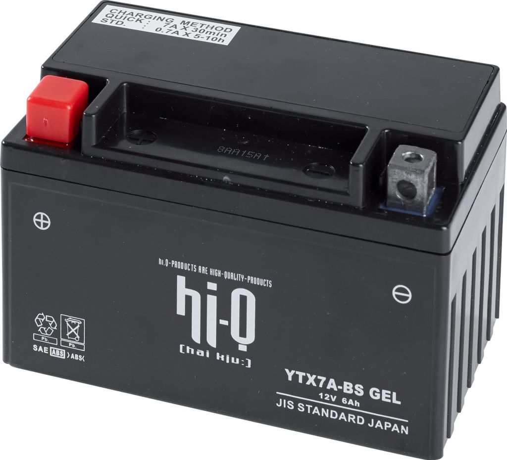 Hi-Q AGM Gel Batterie - Wartungsfrei, Kompakt, Hohe Startkapazität