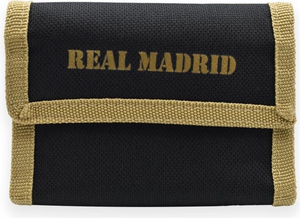 Real Madrid Geldbörse Schwarz-Gold – Klettverschluss Produktbild 
