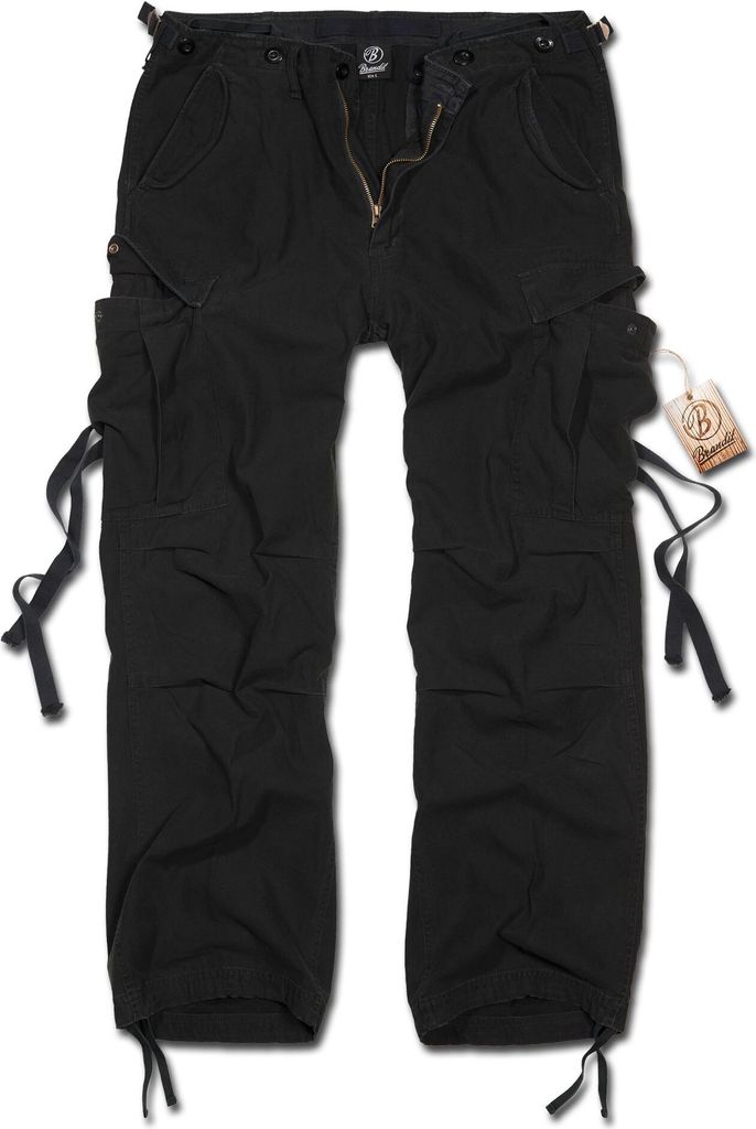 Brandit M-65 Pantaloni vintage, nero, XL Immagine del prodotto 