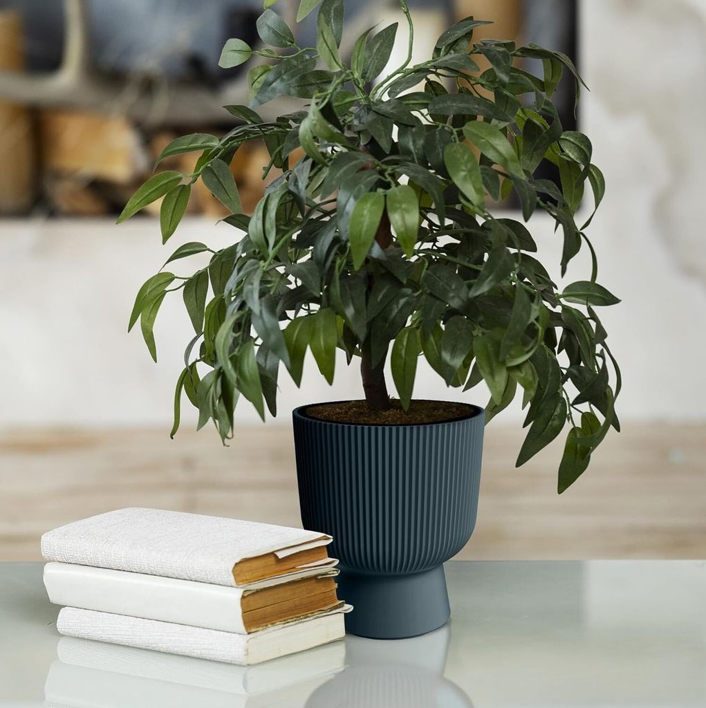Prosperplast Blumentopf MILLY Anthrazit 23,9 cm Produktbild 4