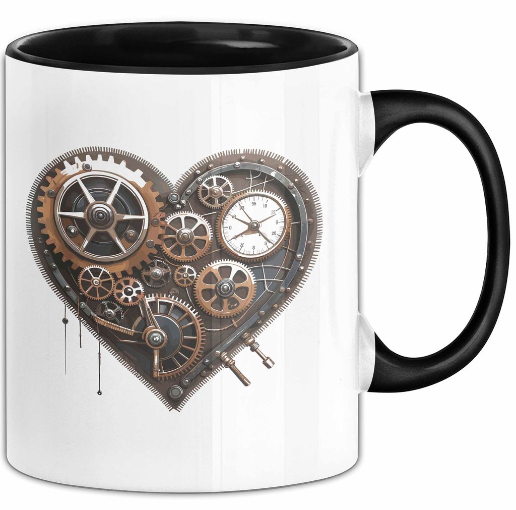 Zukunft Fan Enthusiast Tasse Geschenkidee für Zukunfts Fans (Schwarz)
