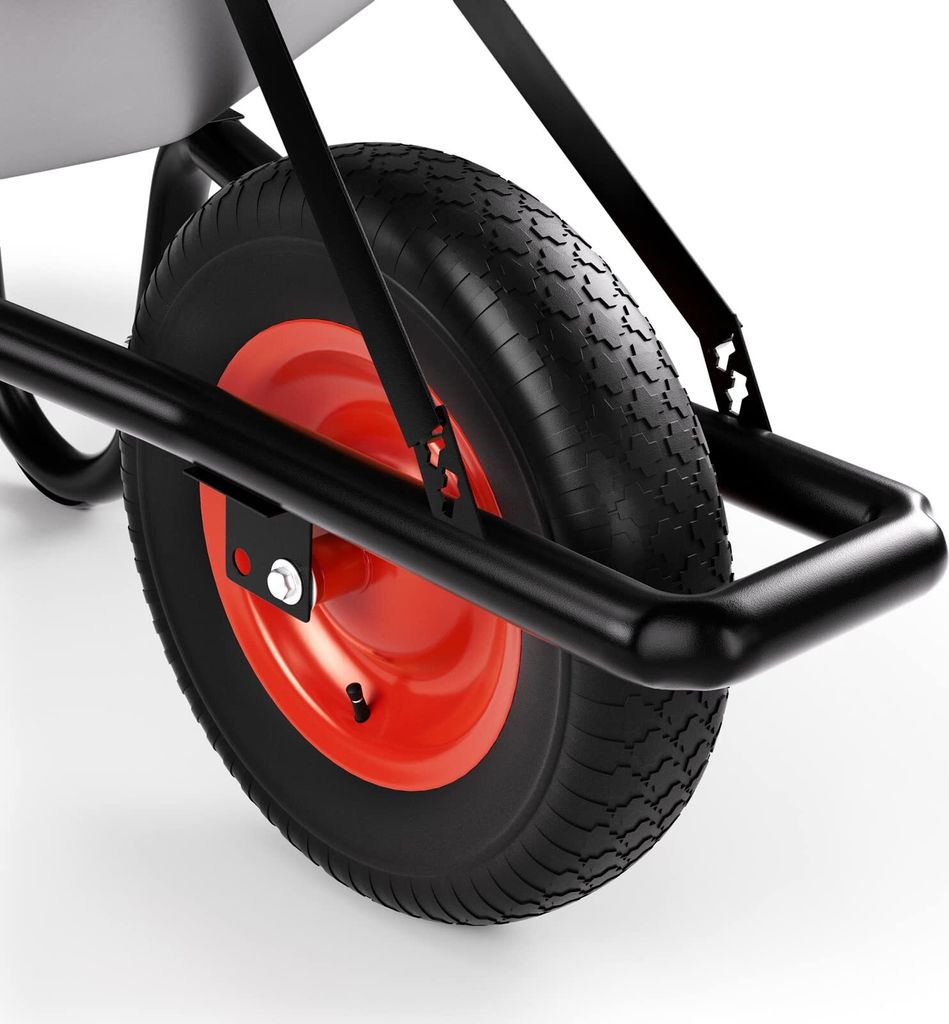 GARDEBRUK® Schubkarre 100 Liter bis 250kg Luftreifen mit Produktbild 13