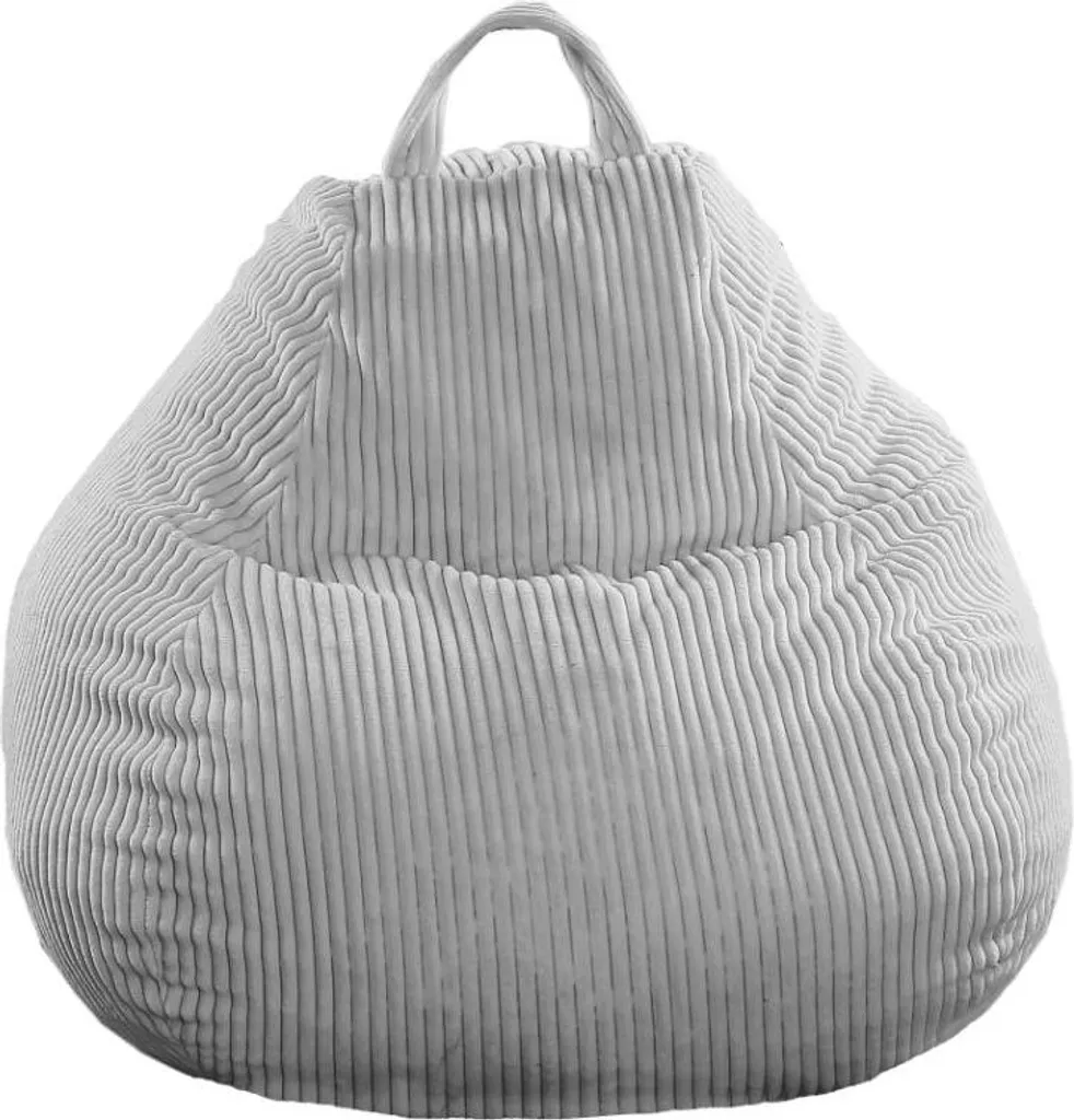 Occasione Pouf Sacco Bananair 120x100 Velluto Grigio Sconto Online