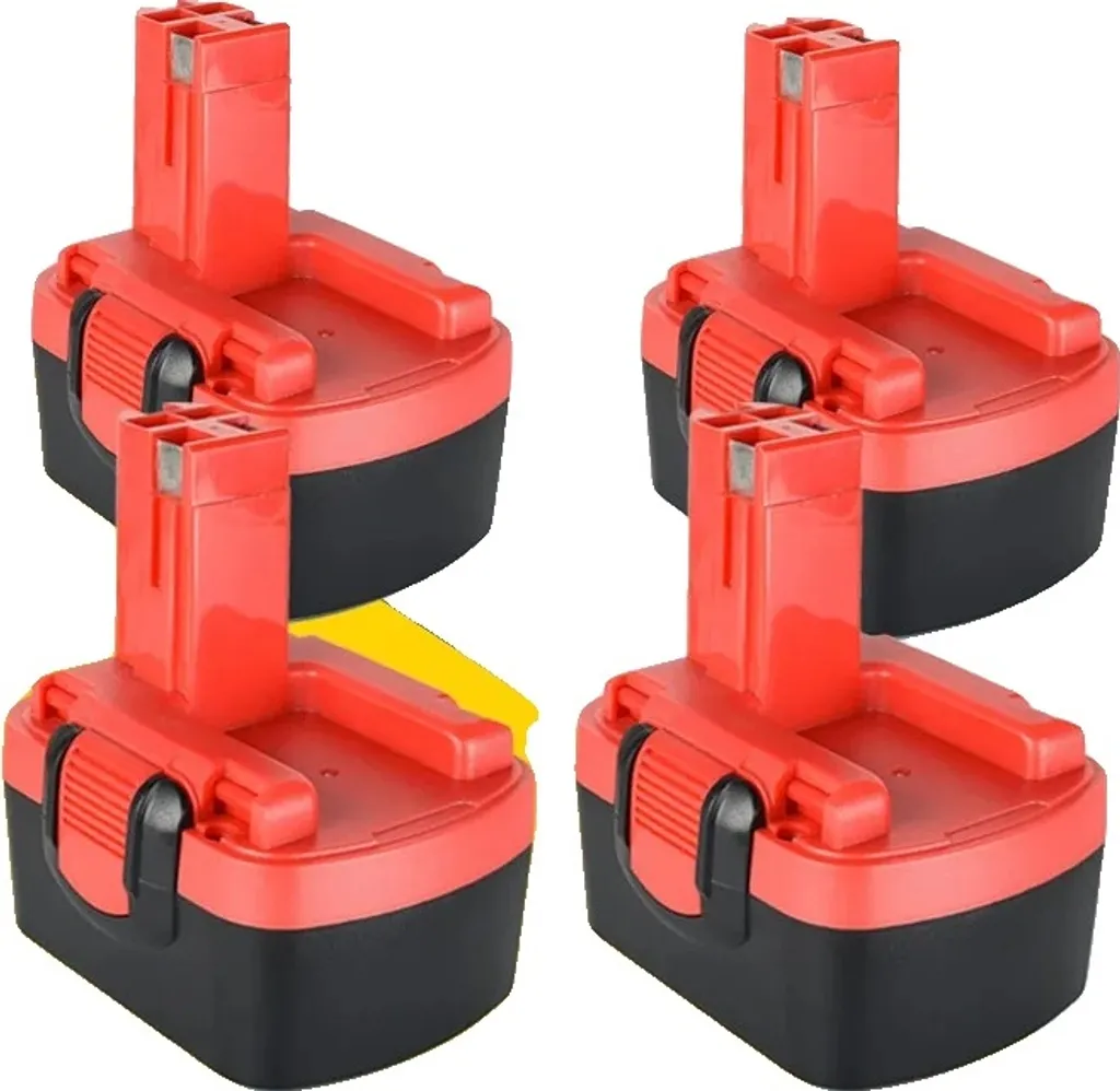 Lot de 4 batteries de remplacement 14,4V 3,5Ah compatibles outils Bosch