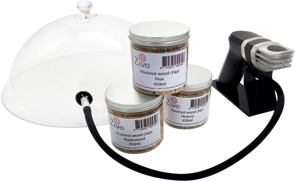 Ziva Smoke Bundle - Räucherofen + Kuppel + Holz