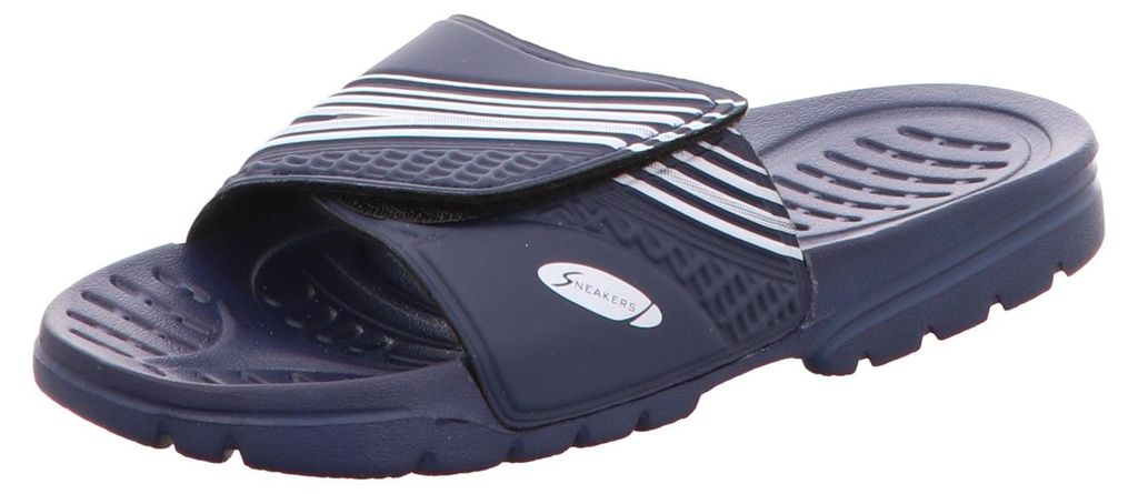 Sneakers Damen-Badepantolette Blau, Farbe:blau, EU Größe:39 Produktbild 