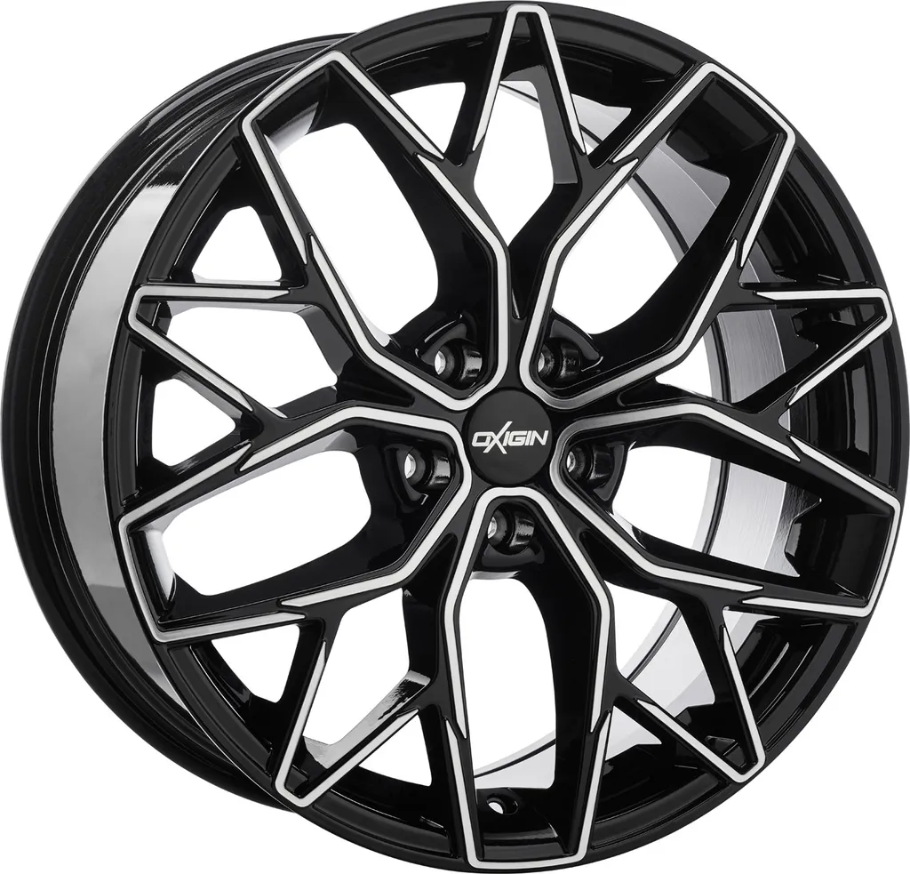 Jante Oxigin 26 Oxid 8.5x19 ET38 5x108 Black Full Polish OX268519F38BFP