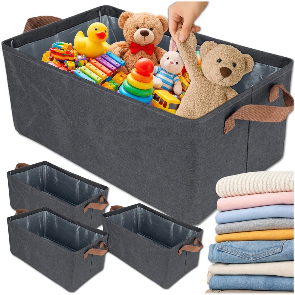 KRUMAD Kleiderschrank Organizer Stoff 4-er Set, Produktbild 