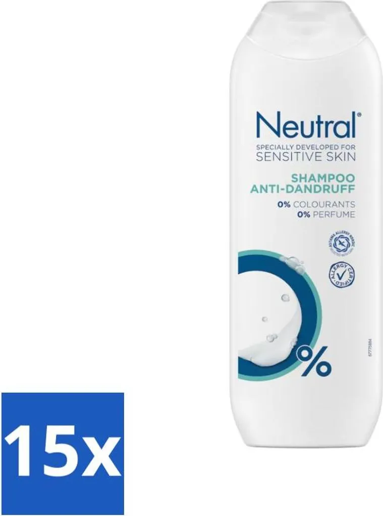 Shampoo Neutro Professionale Antiforfora 250ml - Value Pack 15 pz