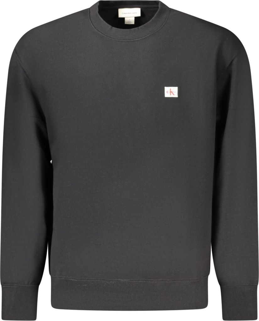 Herren Langarm-Sweatshirt Schwarz, Rundhals, Nachhaltig & Stylish, Größe: M Farbe: Nero