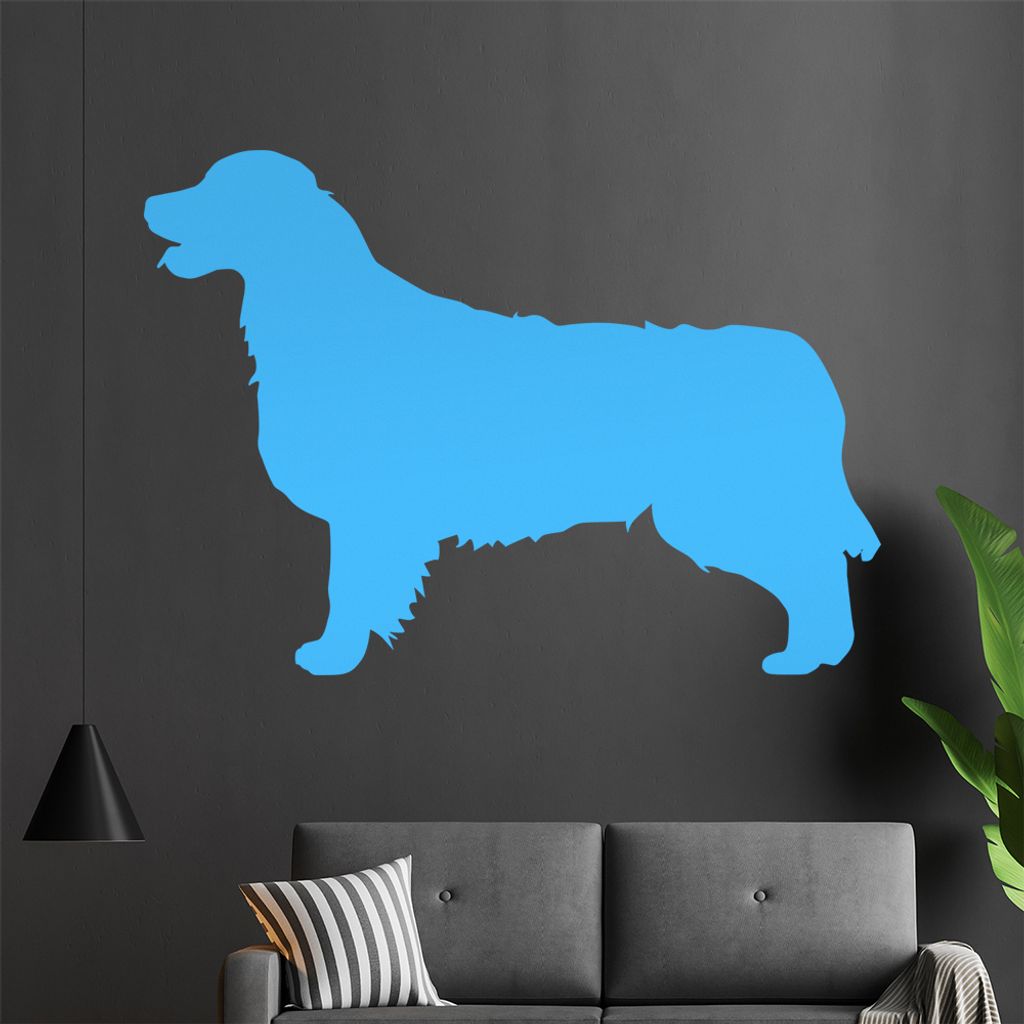 KIWISTAR Golden Retriever Hunderasse Wandtattoo in 6 Größen - Wandaufkleber Wall Sticker - Dekoration, Küche, Wohnzimmer, Schlafzimmer, Badezimmer