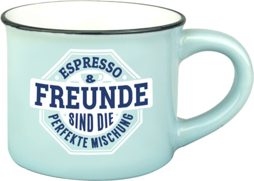 Persönliche Espressotasse Mokkatasse - Espresso & Freunde