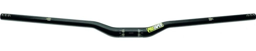 Guidon VTT Protaper Carbon 1" Rise 31,8 x 810 mm Noir et Jaune Ultra-Léger