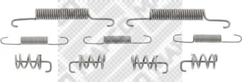 MAPCO Zubehörsatz Bremsbacken Zubehörsatz Bremsbacken 9117 Hinten für VOLVO V70 II (285)