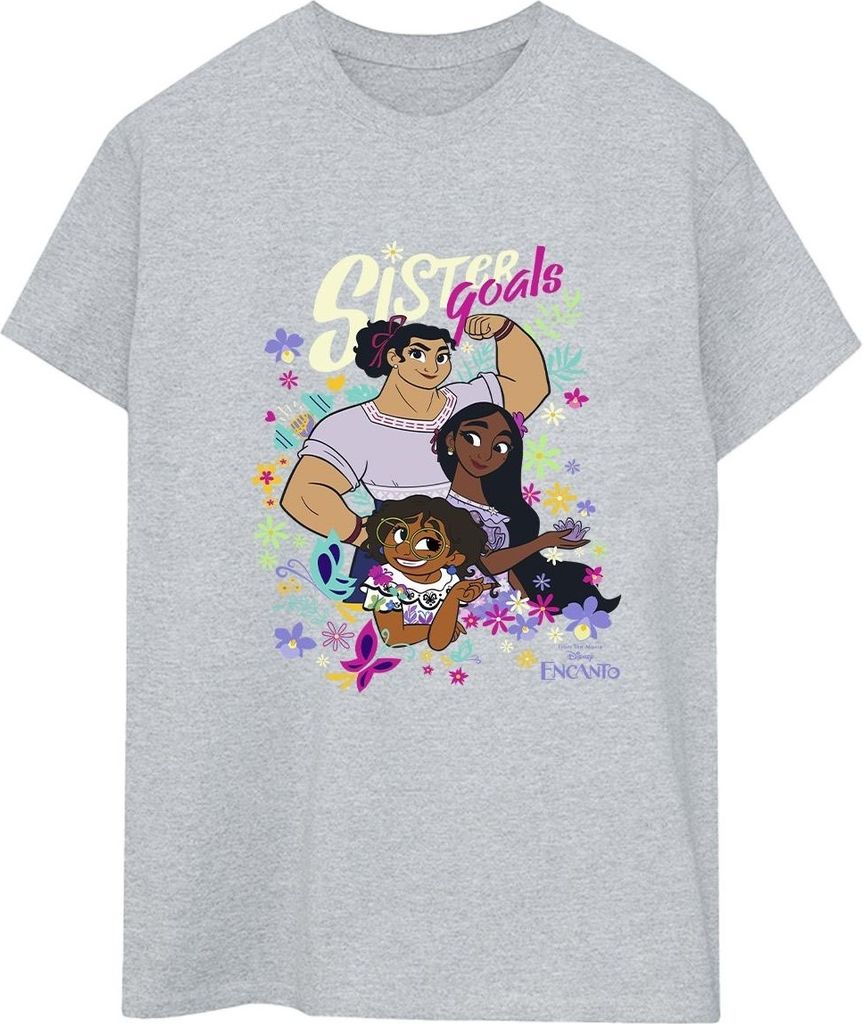 Disney - "Encanto Sister Goals" T-Shirt für Damen BI22342 (S) (Grau)