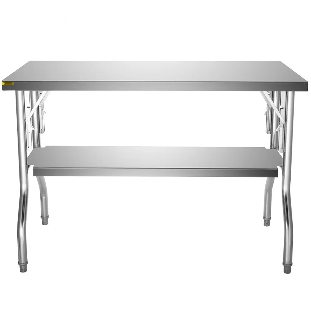 Table de travail inox pliable FlexiPrep - Capacité 772 lbs 48x30p