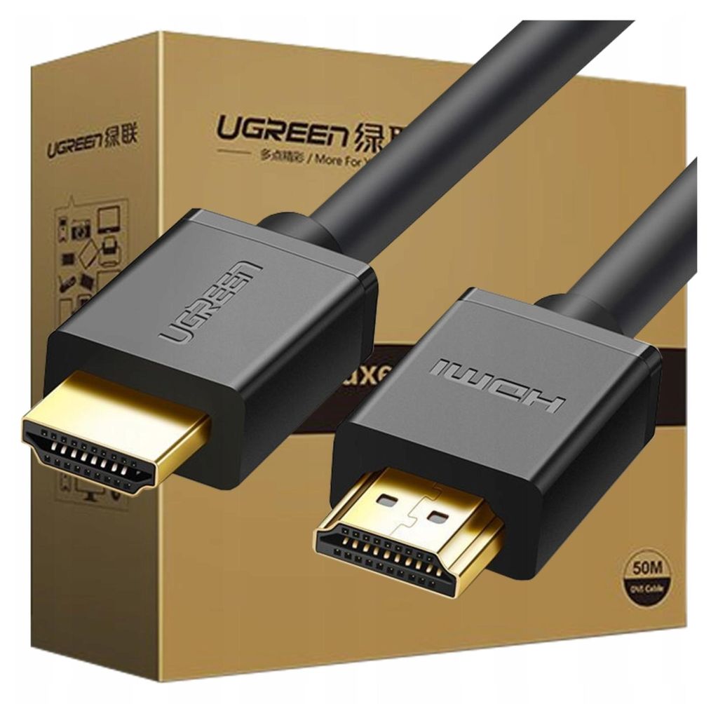 Ugreen Cavo Hdmi 4K 30 Hz 3D 18 10 M Nero (Hd104 10110) Immagine del prodotto 