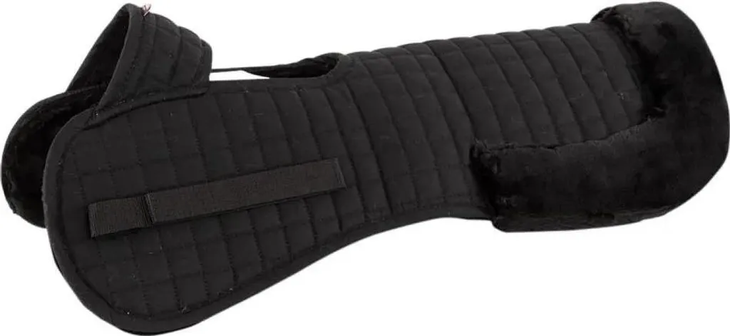 Tapis de selle Premiere pour cheval sensible avec découpe et fourrure